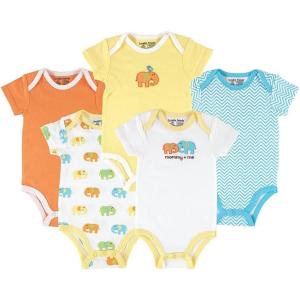 image:imageLuvable Friends Unisex Baby Cotton BodysuitsYellow Elephant