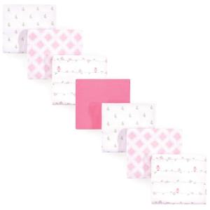 image:imageLuvable Friends Unisex Baby Cotton Flannel Receiving Blankets Koala 7Pack One SizeBird 7pack