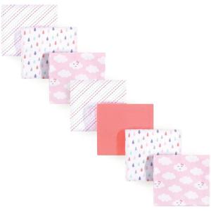 image:imageLuvable Friends Unisex Baby Cotton Flannel Receiving Blankets Koala 7Pack One SizeGirl Clouds 7pack