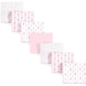 image:imageLuvable Friends Unisex Baby Cotton Flannel Receiving Blankets Koala 7Pack One SizeGirl Feathers 7pack