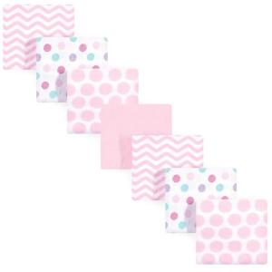 image:imageLuvable Friends Unisex Baby Cotton Flannel Receiving Blankets Koala 7Pack One SizePink Dots 7pack