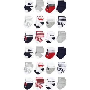 image:imageLuvable Friends Unisex Baby Cotton Rich Baby Terry Socks 24PackNautical