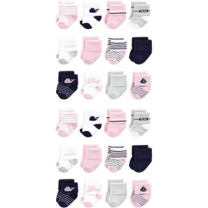 image:imageLuvable Friends Unisex Baby Cotton Rich Baby Terry Socks 24PackSailboat