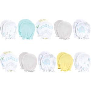 image:imageLuvable Friends Unisex Baby Cotton Scratch MittensBasic Elephant