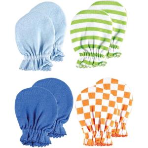 image:imageLuvable Friends Unisex Baby Cotton Scratch MittensBlue Green