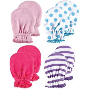 image:imageLuvable Friends Unisex Baby Cotton Scratch MittensPink Purple