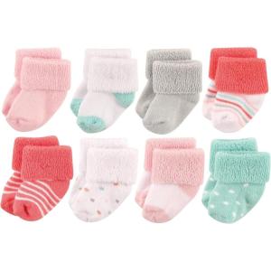 image:imageLuvable Friends Unisex Baby Newborn and Baby Terry SocksCoral Dot