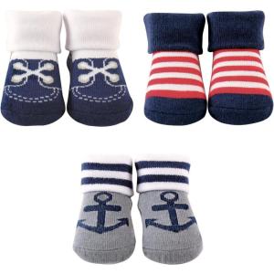 image:imageLuvable Friends Unisex Baby Newborn and Baby Terry SocksNautical
