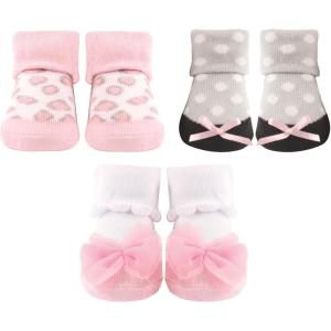 image:imageLuvable Friends Unisex Baby Newborn and Baby Terry SocksPink Gray