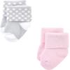image:imageLuvable Friends Baby Newborn and Baby Terry SocksBallet 12pack