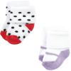 image:imageLuvable Friends Baby Newborn and Baby Terry SocksCoral Lilac Mary Janes