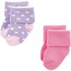 image:imageLuvable Friends Baby Newborn and Baby Terry SocksCoral Lilac Mary Janes