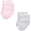 image:imageLuvable Friends Baby Newborn and Baby Terry SocksPink Black Ballet 12pack