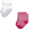 image:imageLuvable Friends Baby Newborn and Baby Terry SocksStripe Ballet 12pack