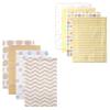Yellow Dots/Tan Chevron