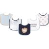image:imageLuvable Friends Baby Cotton Terry Drooler Bibs with PEVA Back Transportation One SizeBaseball