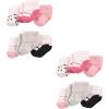 image:imageLuvable Friends Baby Newborn and Baby Socks Multipack SetPink Black Shoes 12piece