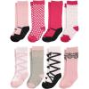 image:imageLuvable Friends Knee High Baby Girl Socks 8 PackBallet  Bows