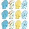 image:imageLuvable Friends Scratch Mittens 12 Pack Yellow Patterns