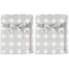 image:imageLuvable Friends Unisex Baby Coral Fleece Blanket Gray Dot One Size Pack of 2