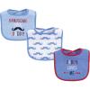 image:imageLuvable Friends Unisex Baby Cotton Terry Drooler Bibs with Fiber FillingBoy Daddy