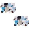 Blue Brown 16-piece