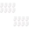 image:imageLuvable Friends Unisex Baby Crew Socks 6PackWhite 16piece