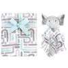 image:imageLuvable Friends Unisex Baby Plush Blanket and Security Blanket Elephant Maze One SizeElephant Maze