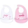 image:imageLuvable Friends Unisex Baby Silicone BibsFlamingo Love