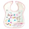 image:imageLuvable Friends Waterproof Feeder Bib with Crumb Catcher Pocket Sweetheart