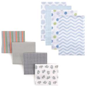 image:imageFlannel Receiving Blanket 8PackBoy ChevronDog