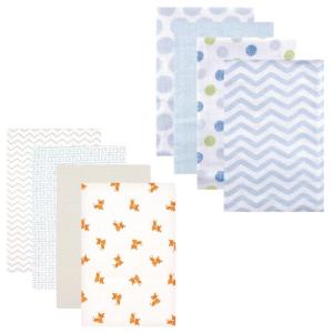 image:imageFlannel Receiving Blanket 8PackBoy ChevronFox