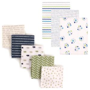 image:imageFlannel Receiving Blanket 8PackBoy PawsRhino