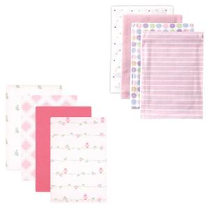 image:imageFlannel Receiving Blanket 8PackPink DotsBird