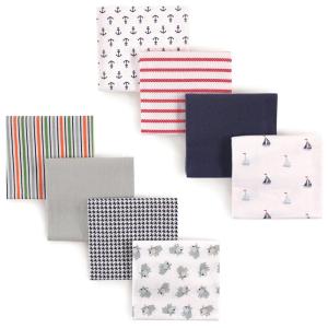 image:imageFlannel Receiving Blanket 8PackSailboatsDog