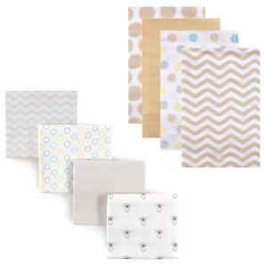image:imageFlannel Receiving Blanket 8PackTan ChevronKoala