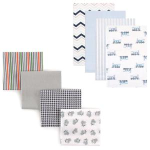 image:imageFlannel Receiving Blanket 8PackTrainsDog