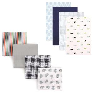 image:imageFlannel Receiving Blanket 8PackTurtlesDog