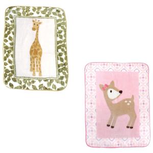 image:imageHigh Pile Blanket 2PackGiraffeDeer