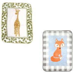 image:imageHigh Pile Blanket 2PackGiraffeFox