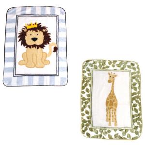image:imageHigh Pile Blanket 2PackLionGiraffe
