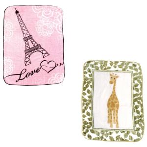 image:imageHigh Pile Blanket 2PackParisGiraffe