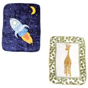 image:imageHigh Pile Blanket 2PackSpaceshipGiraffe