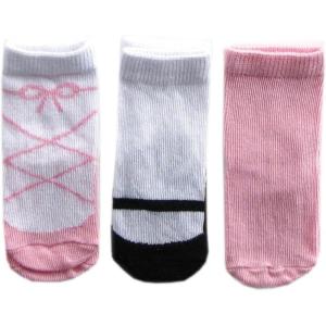 image:imageLuvable Friends 3 Pack Shoe Socks PinkPink
