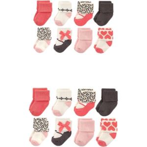 image:imageLuvable Friends Baby Grow with Me Cotton Terry SocksLeopard 16pack