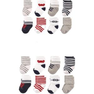 image:imageLuvable Friends Baby Grow with Me Cotton Terry SocksNautical 16pack