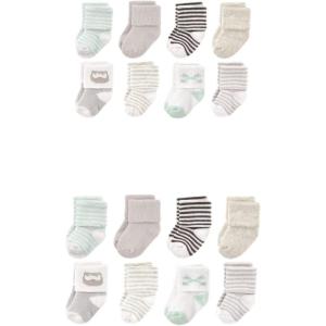 image:imageLuvable Friends Baby Grow with Me Cotton Terry SocksOwl 16pack