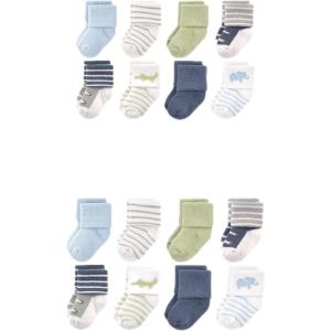 image:imageLuvable Friends Baby Grow with Me Cotton Terry SocksSafari 16pack