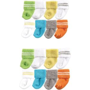 image:imageLuvable Friends Baby Grow with Me Cotton Terry SocksYellow