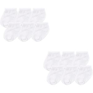 image:imageLuvable Friends Baby Newborn and Baby Socks Multipack SetWhite 12piece